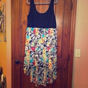 Torrid Floral Hi Lo Dress